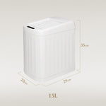 自動開閉センサー式ゴミ箱 15L スライドシャッター付き|非接触で衛生的 おしゃれダストボックス