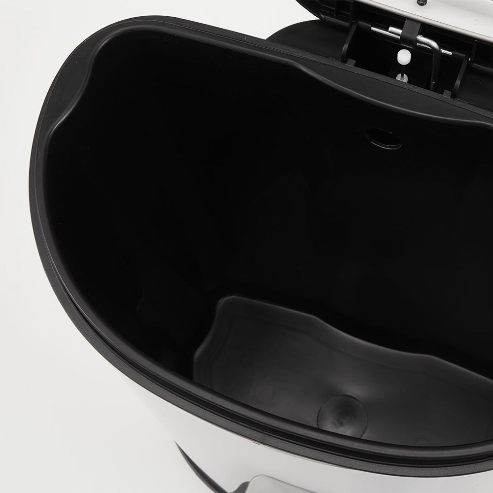 50L/45L対応 ペダル式ダストボックス ステンレス製|おしゃれ大型ゴミ箱・ふた付きスリムタイプ