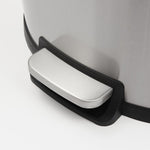 50L/45L対応 ペダル式ダストボックス ステンレス製|おしゃれ大型ゴミ箱・ふた付きスリムタイプ