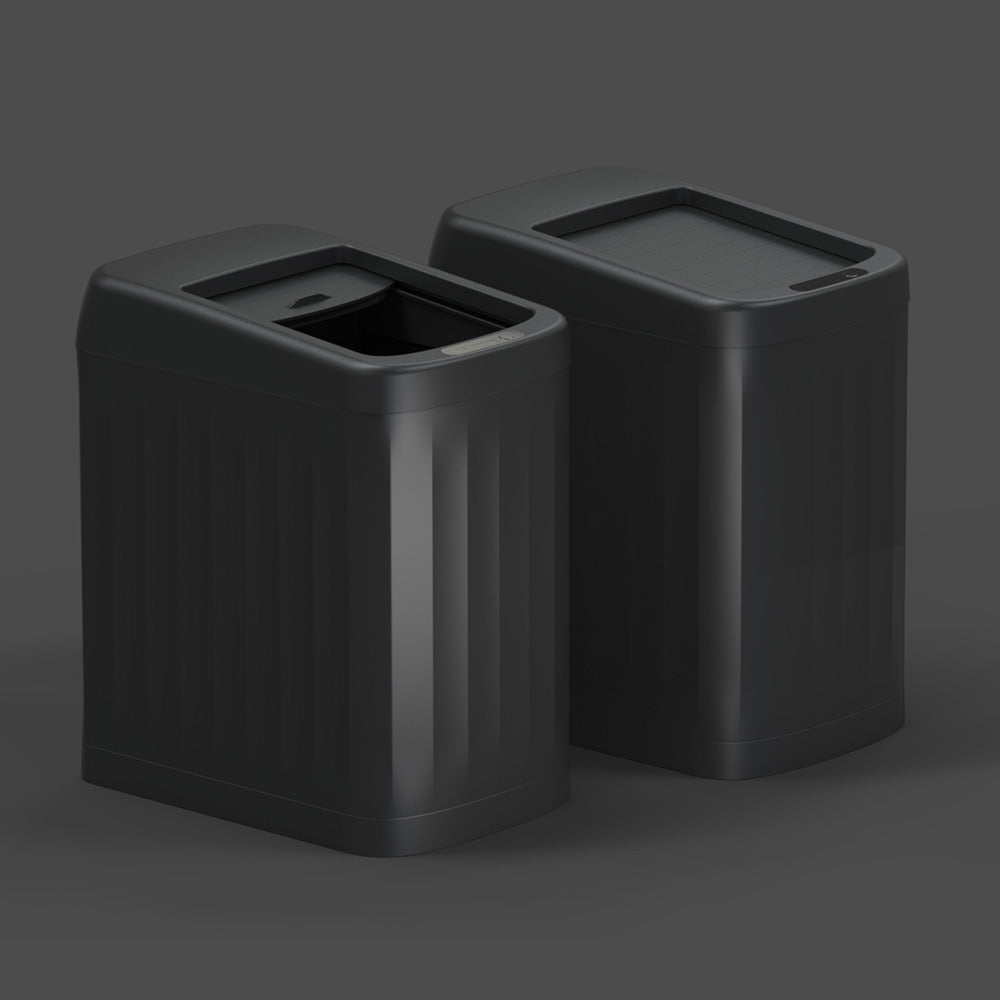 自動開閉センサー式ゴミ箱 15L スライドシャッター付き|非接触で衛生的 おしゃれダストボックス