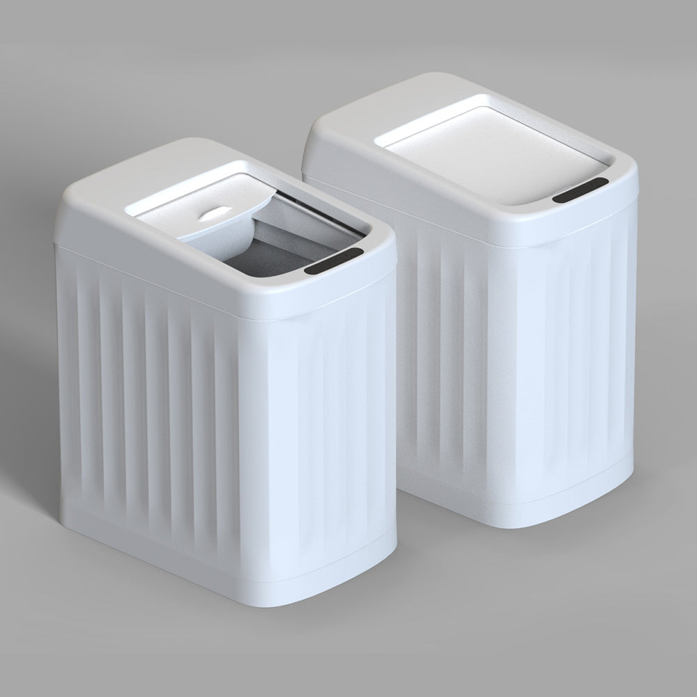 自動開閉センサー式ゴミ箱 15L スライドシャッター付き|非接触で衛生的 おしゃれダストボックス